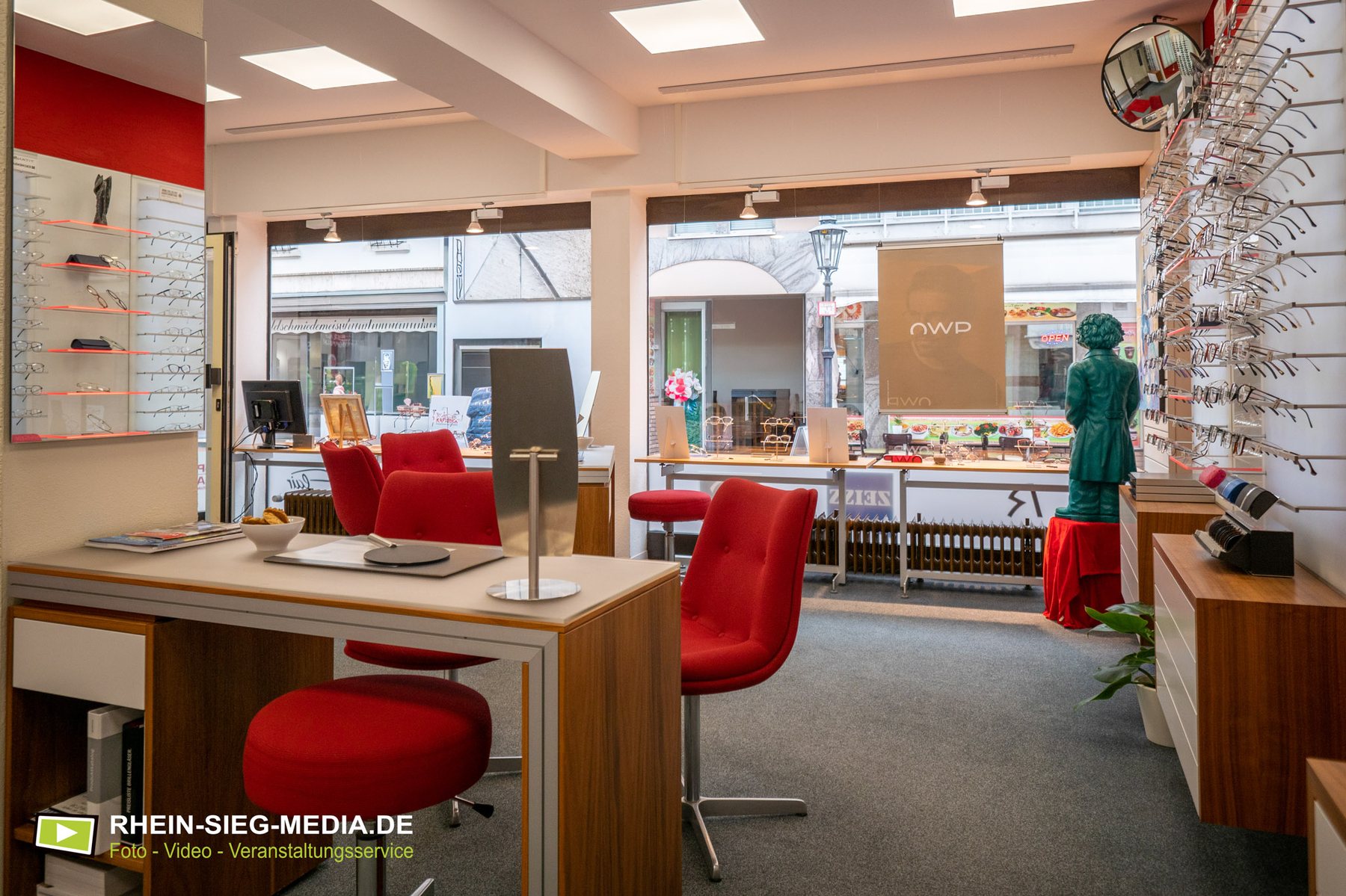 Businessfotografie Optiker Fachgeschäft Innenraum