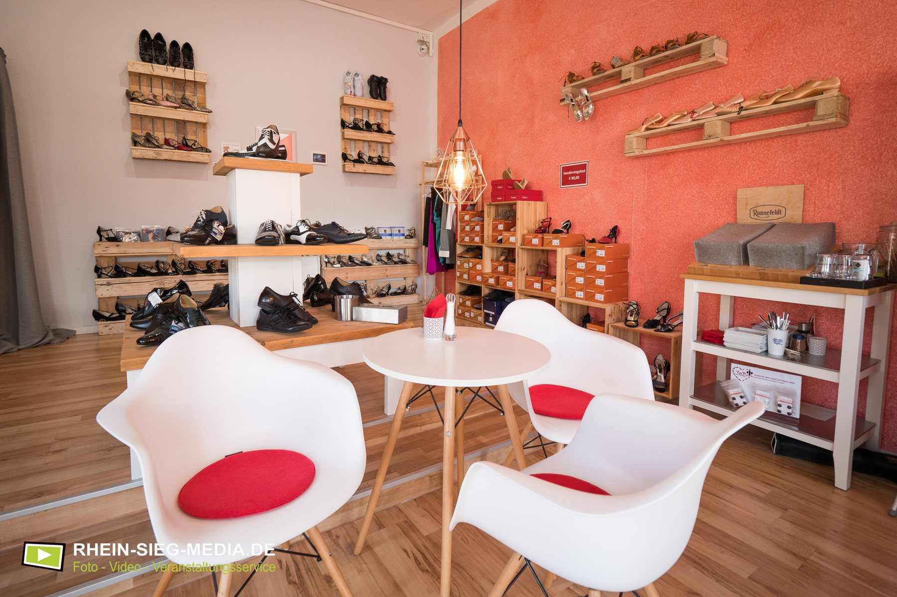 Geschäftsfotografie Schuhgeschäft Ladenlokal
