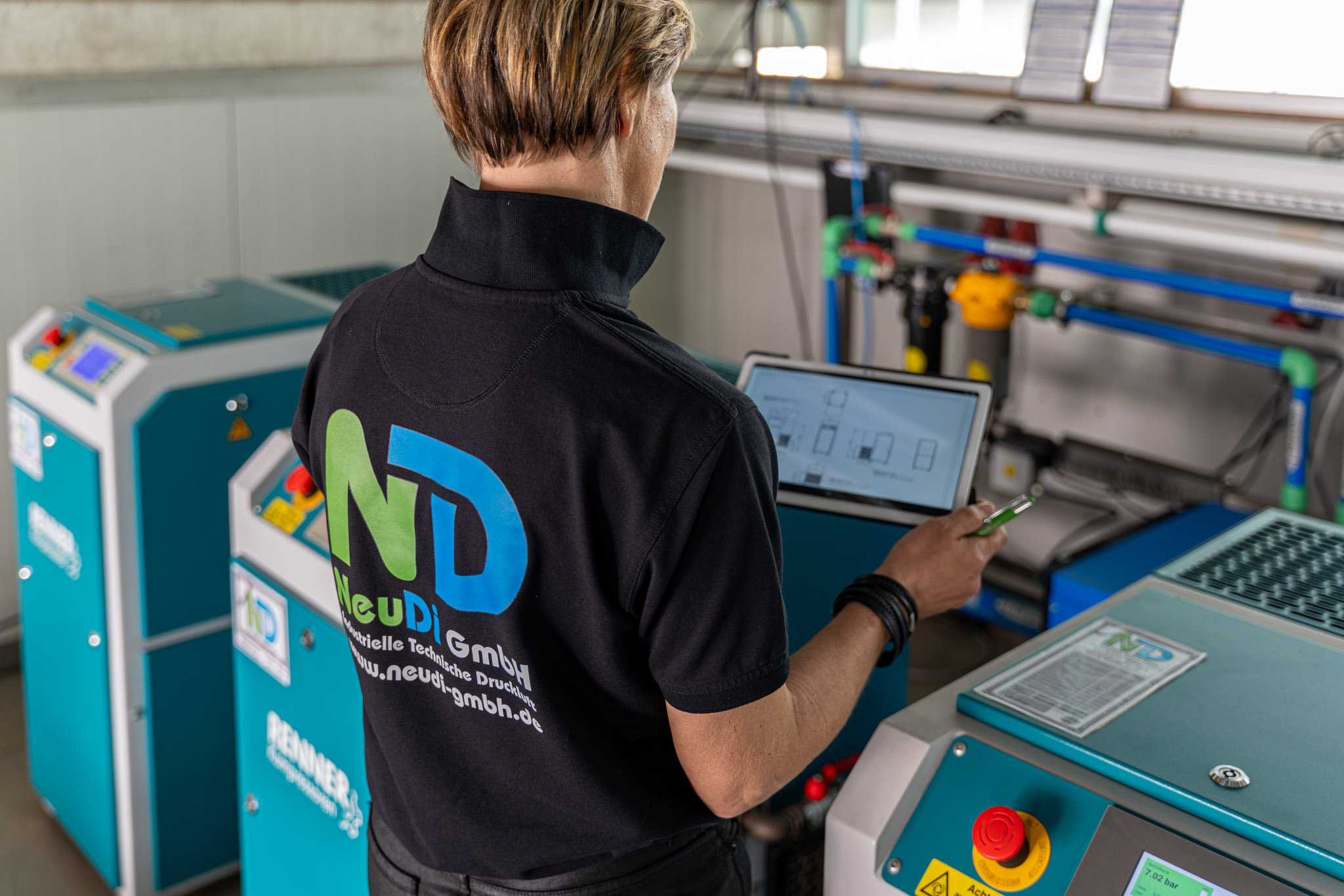 Industriefotografie Maschinenbedienung Unternehmen
