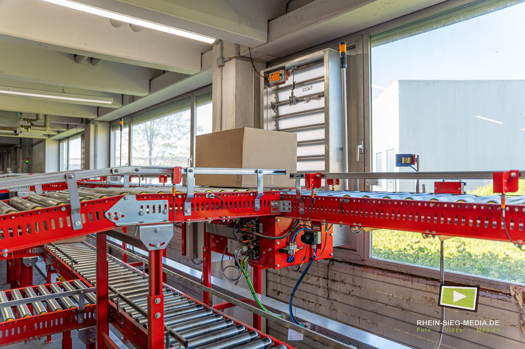 Industriefotografie Fördertechnik Logistikanlage