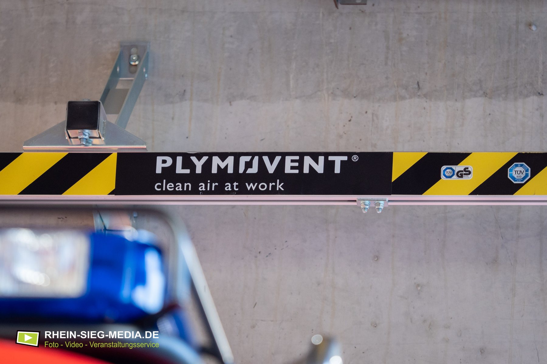 Industriefotografie Plymovent Absauganlage Feuerwehrhalle