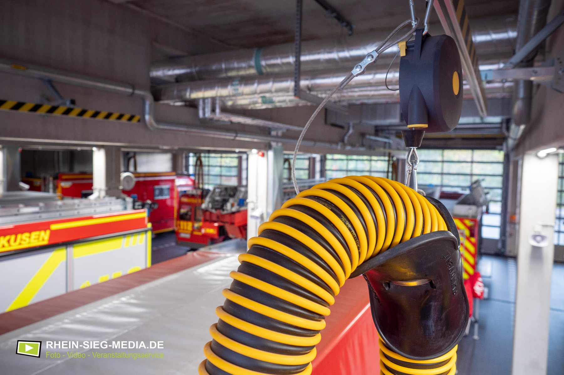 Unternehmensfotografie Feuerwehr technische Ausstattung