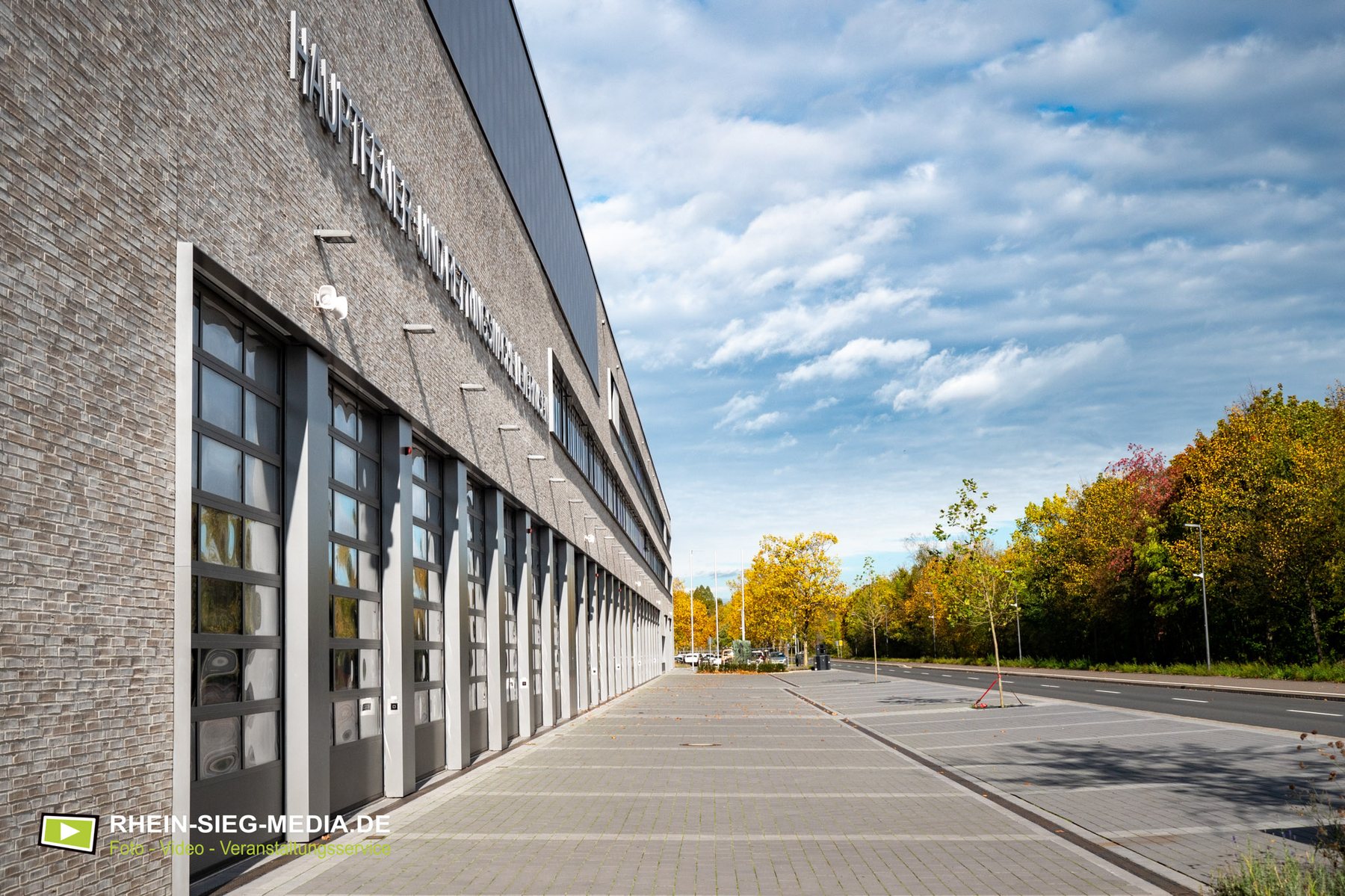 Gewerbeimmobilie Feuerwehrgebäude Architekturfotografie