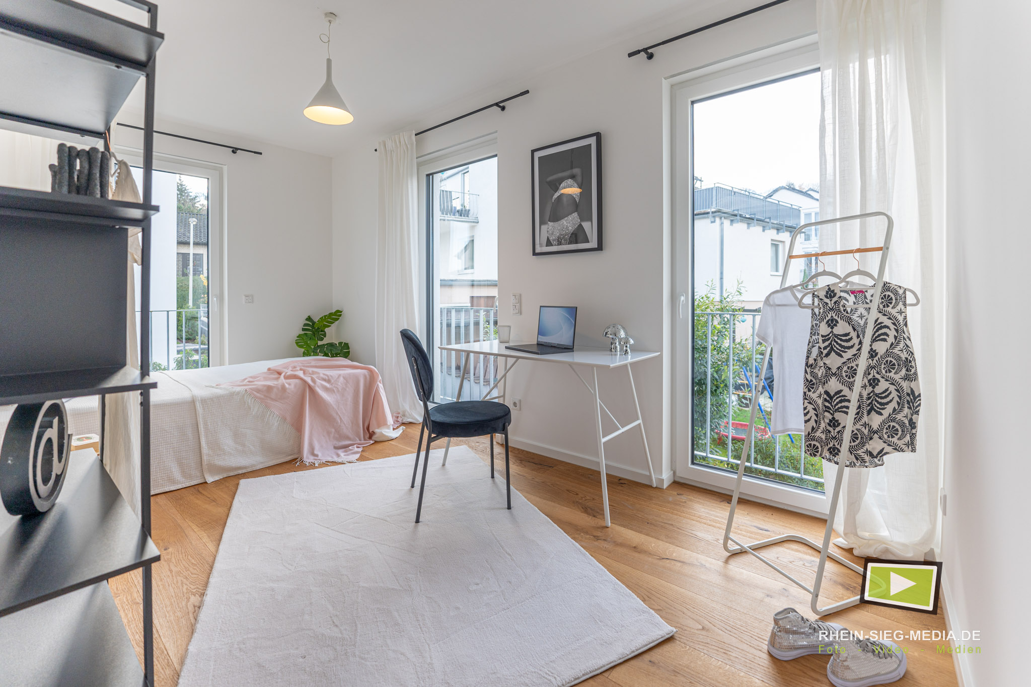 immobilienfotografie home staging schlafzimmer