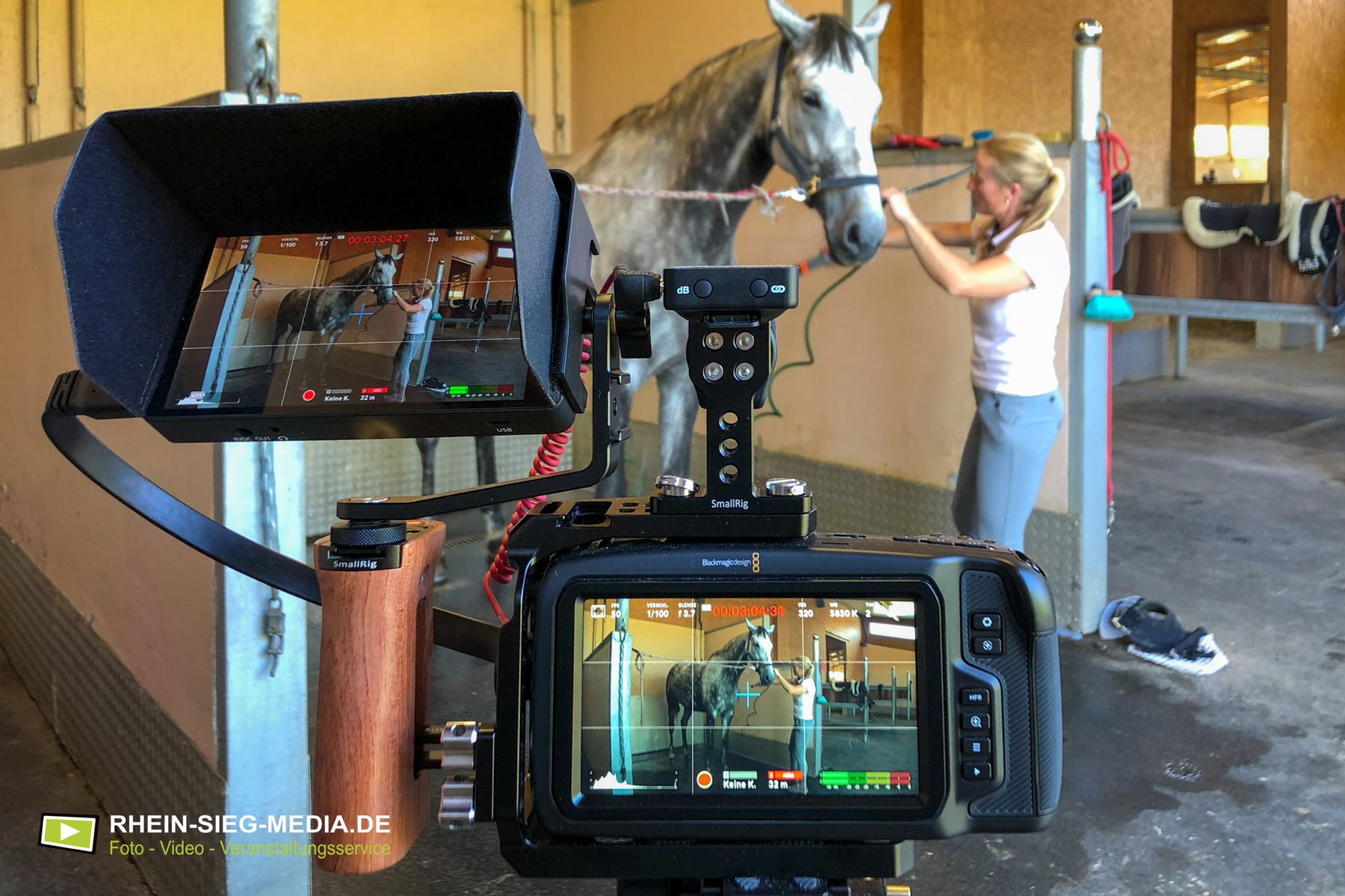 Videograf Reitstall Pferdepflege Imagevideo